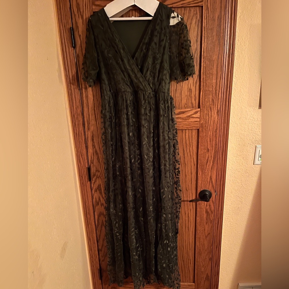 Baltic Born green dress, like new. Size 1XL